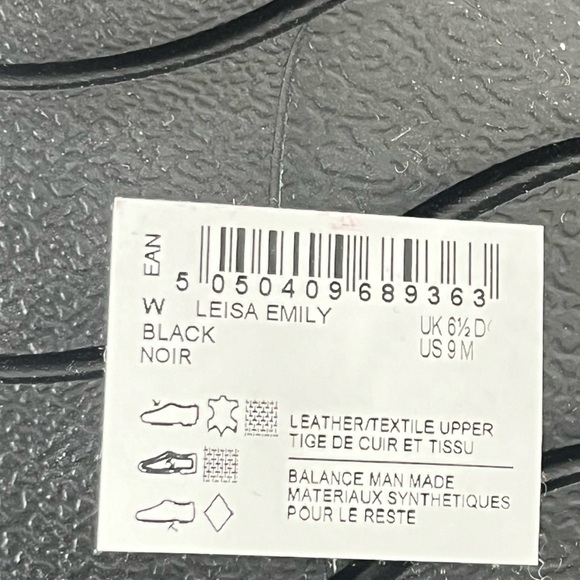 NEW Clarks Leisa Emily leather slip on sandals black 9 - Picture 7 of 12